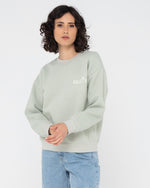 BUSY LIVING RELAXED CREW FLEECE