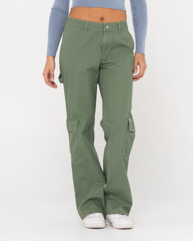 CADE LOW STRAIGHT CANVAS CARGO PANT