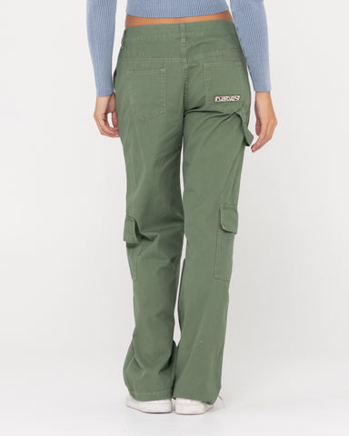 CADE LOW STRAIGHT CANVAS CARGO PANT