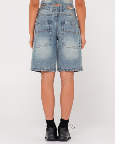 FLIP MOMMY TAPELESS LOW RISE DENIM SHORT