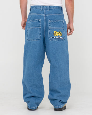 FLIP DADDY ALL IN JEAN - MIDDY BLUE