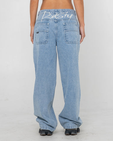 RUSTY CARGO LOW RISE WIDE PANT