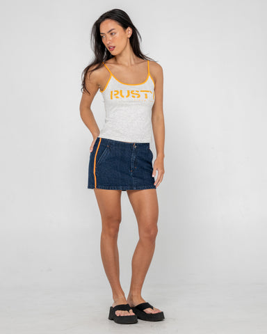 TANK GIRL CONTRAST STAPLE SINGLET