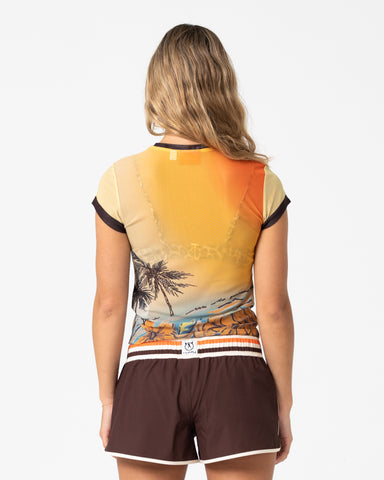 LA CABANA MESH BABY TEE