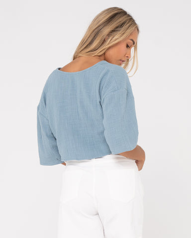 SOMEWHERE TWISTED REVERSIBLE TOP