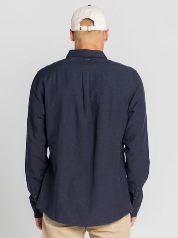 OVERTONE LONG SLEEVE LINEN SHIRT