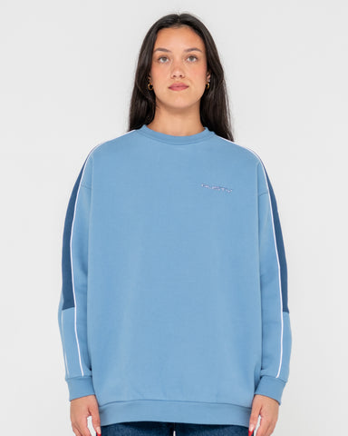 TWO TIMER PANELLED CREW FLEECE