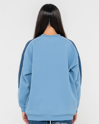 TWO TIMER PANELLED CREW FLEECE