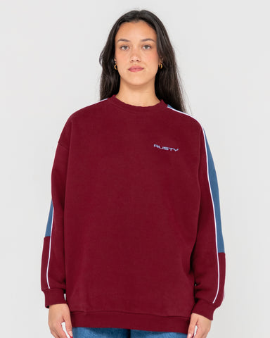 TWO TIMER PANELLED CREW FLEECE