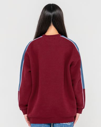TWO TIMER PANELLED CREW FLEECE