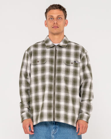 ZEAL ZIP THRU OVER SHIRT