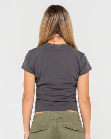 RUSTY ESSENTIALS SKIMMER BABY TEE