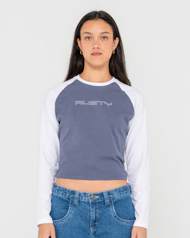 TEKKY LONG SLEEVE RAGLAN SKIMMER TEE