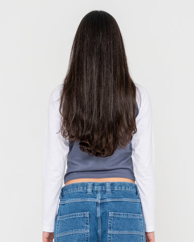 TEKKY LONG SLEEVE RAGLAN SKIMMER TEE