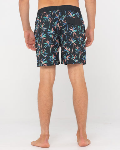 PSYCHE PALMS ELASTIC BOARDSHORT