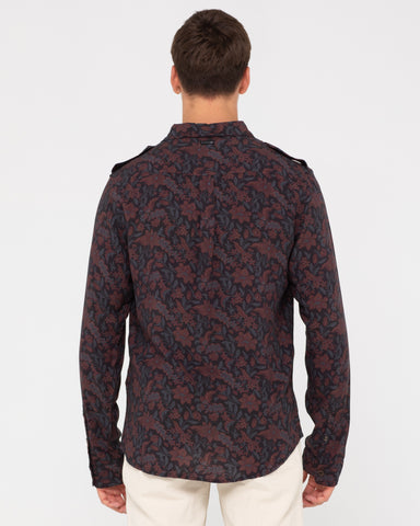 DARK BATIK UTILITY LONG SLEEVE SHIRT
