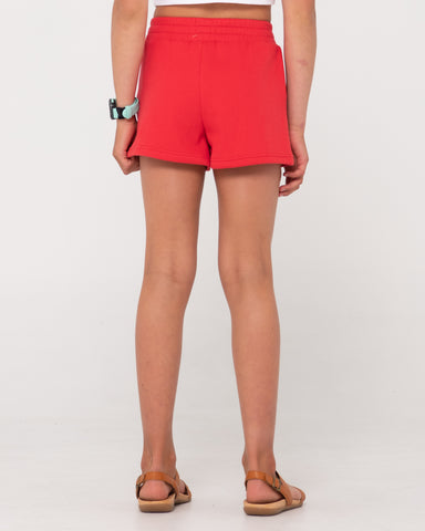RUSTY LINE FLEECE SHORT GIRLS