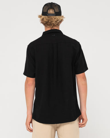 OVERTONE SHORT SLEEVE LINEN SHIRT