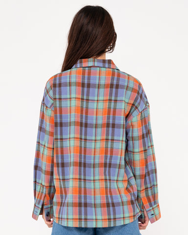 NOAH LONG SLEEVE PLAID OVER SHIRT