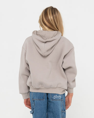 RUSTY SIGNATURE HOODED FLEECE GIRLS