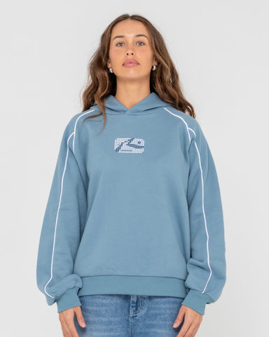 DIGI OVERSIZED HOODED FLEECE