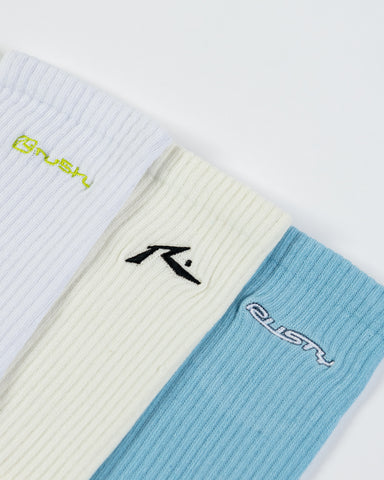 REPEAT CREW 3-SOCK PACK-MULTI