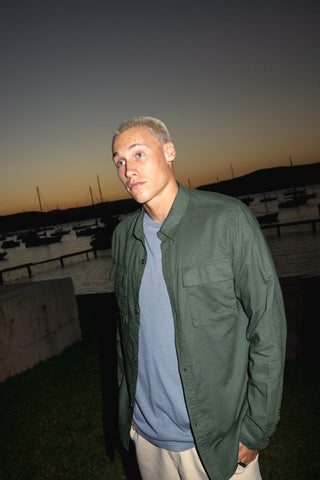 LINEN WORKWEAR LONG SLEEVE SHIRT