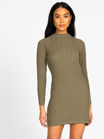 CLEVERLY KNITTED DRESS